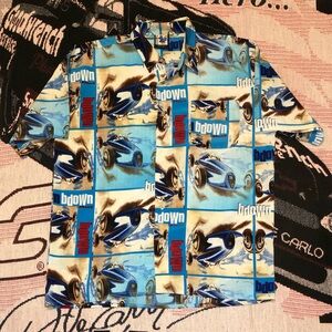 Y2K BDOWN short sleeve button up